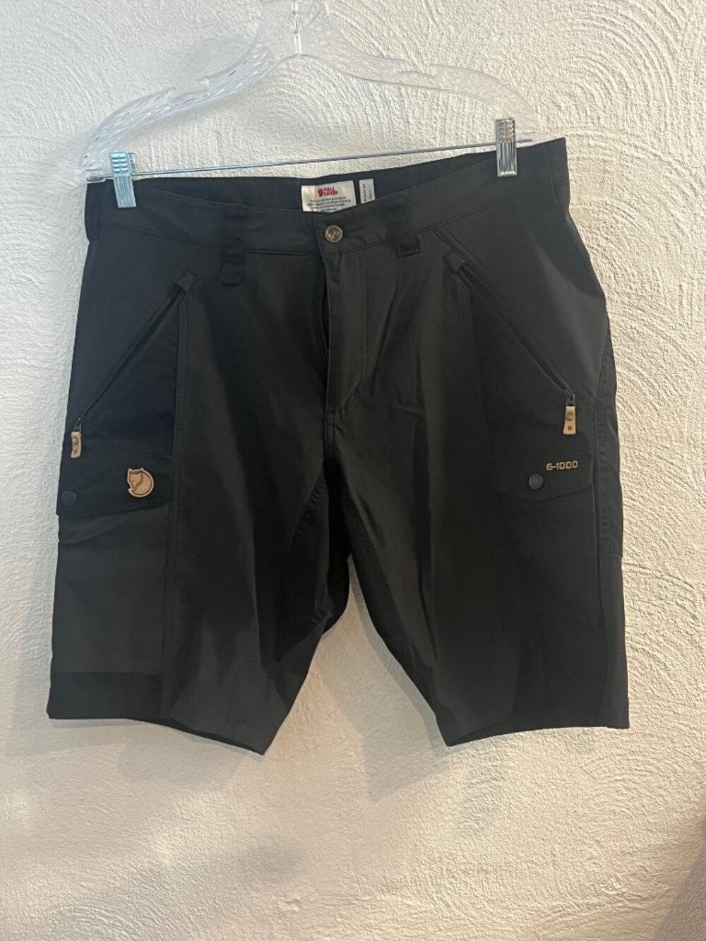 Fjällräven G-1000 Men’s Black Hiking Cargo Shorts Size 50 / US 33-34 Outdoor